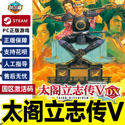 Steam太阁立志传ⅤTaiko RisshidenV DX国区激活码CDK正版PC游戏