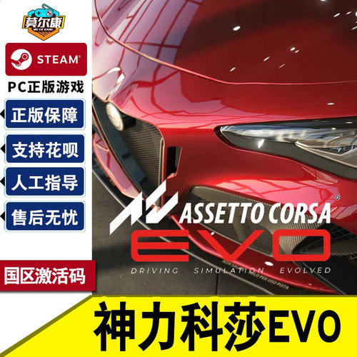 Steam神力科莎EVO激活码CDKey国区Assetto Corsa EVO正版PC游戏