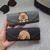 可爱卡通眼镜盒便携抗压防摔高颜值学生近视镜太阳镜墨镜收纳盒子