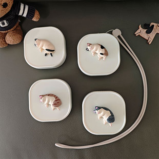 便携挂脖牙套盒带镜透气可爱隐适美正畸牙齿矫正器盒保持器收纳盒