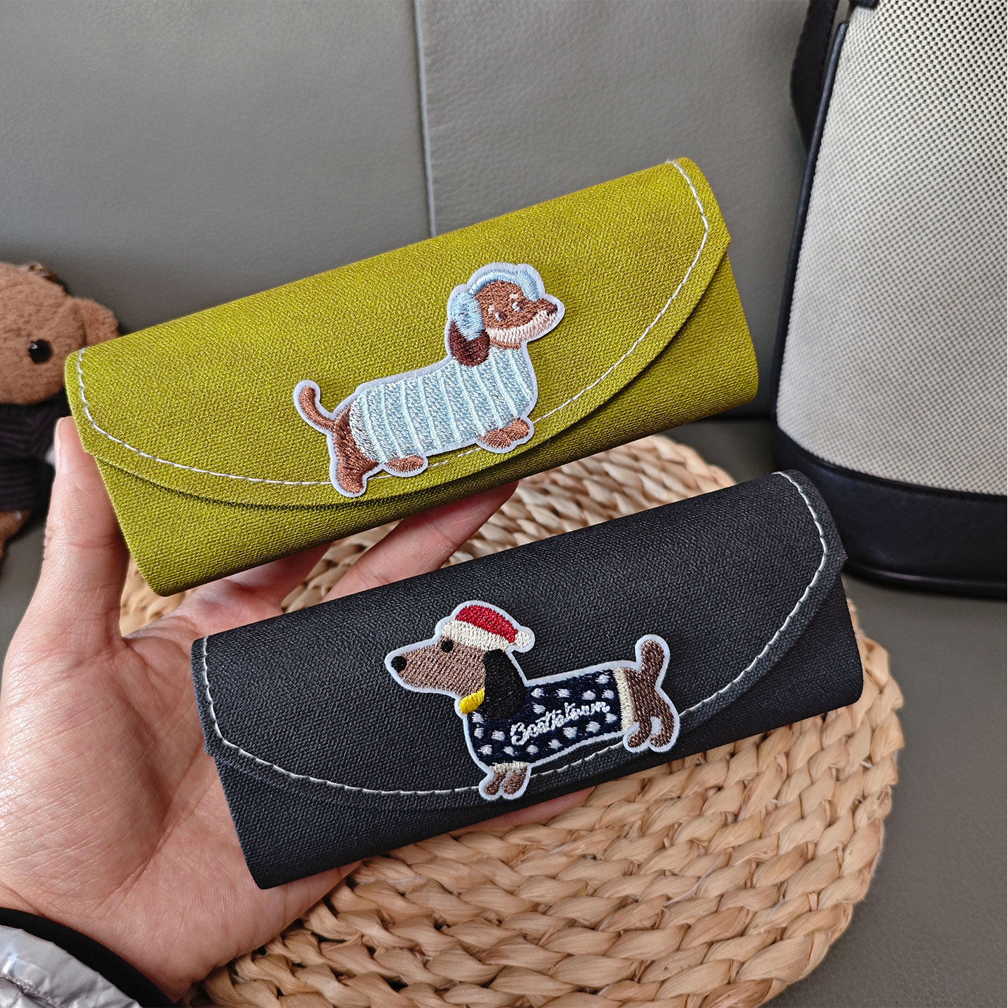 2026新款眼镜盒抗压便携男女学生可爱卡通高颜值大号太阳镜收纳盒