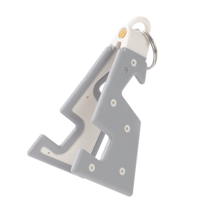 简约懒人手机支架桌面小巧卡片便携式随身携带直播追剧神器可折叠迷你多功能万能通用钥匙扣创意迷你支撑架