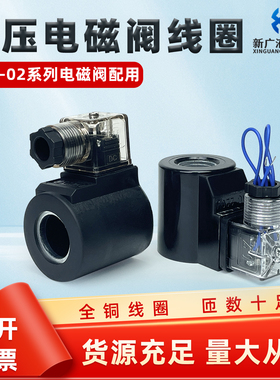 液压电磁阀线圈内孔23/20 DSG-02电磁换向阀MFB12-37YC AC220纯铜