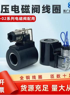 液压电磁阀线圈内孔23/20 DSG-02电磁换向阀MFB12-37YC AC220纯铜