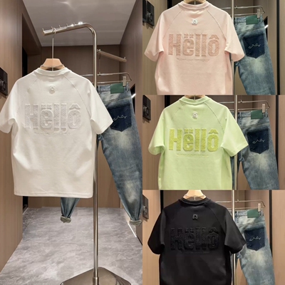 夏季高品质时尚百搭潮流简约个性设计男女同款休闲轻奢痞帅短袖男