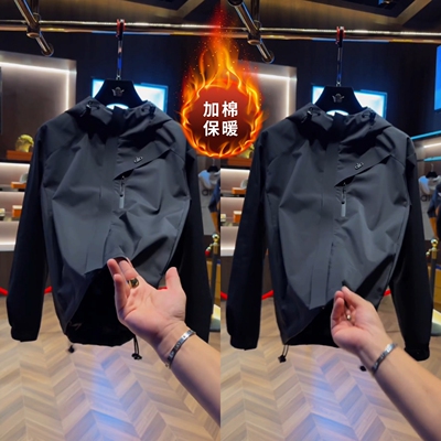 冬季冲锋衣棉服夹克外套男