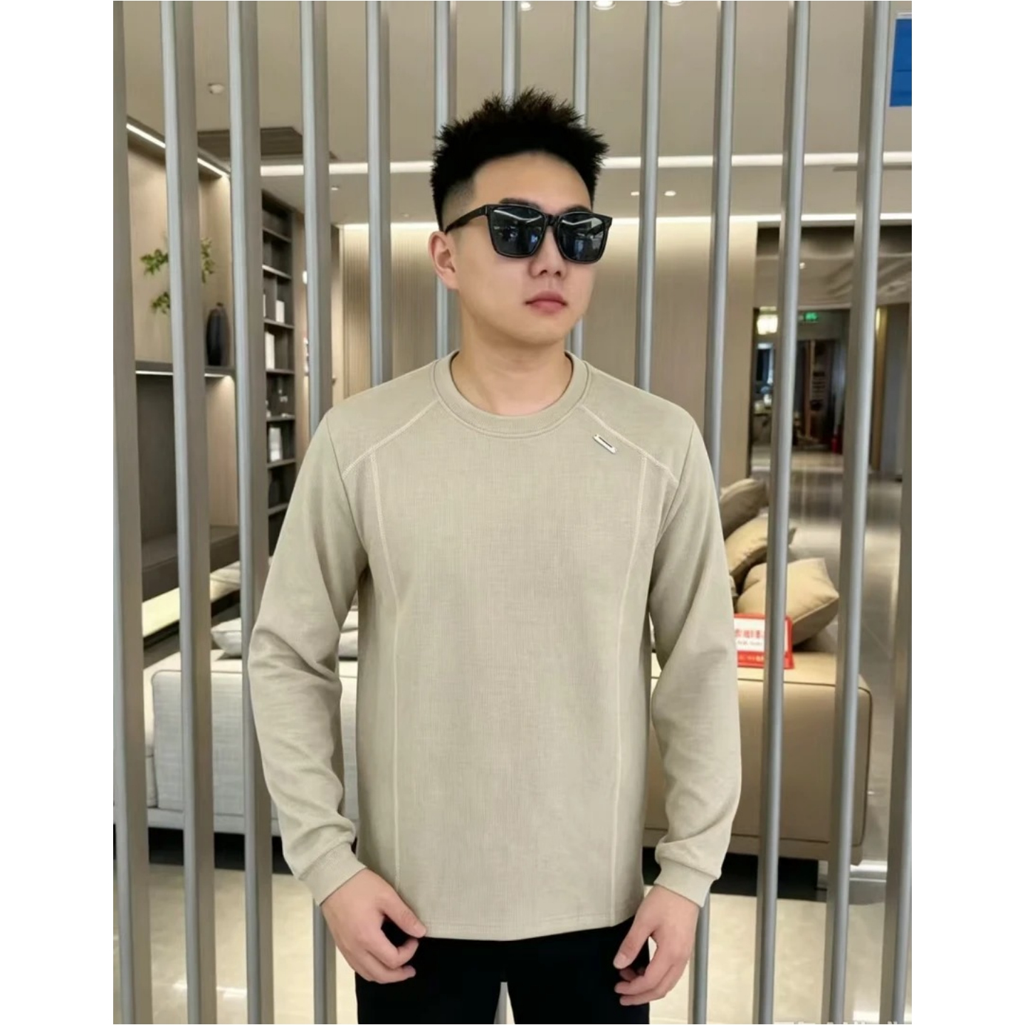 圆领长袖显瘦亲肤柔软TX恤