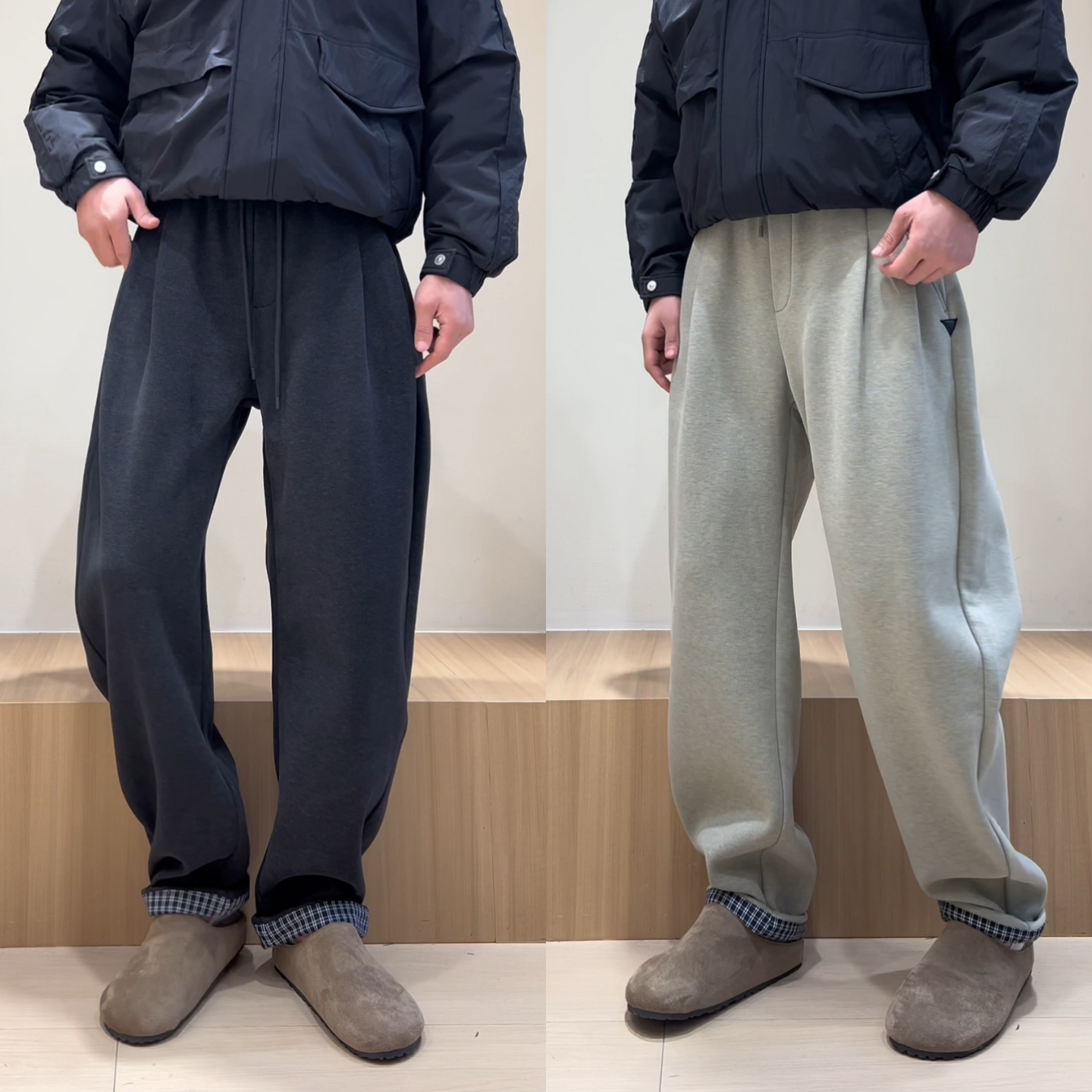 冬季重磅男款休闲裤轻奢潮流加绒加厚韩版休闲运动卫裤小众高级感