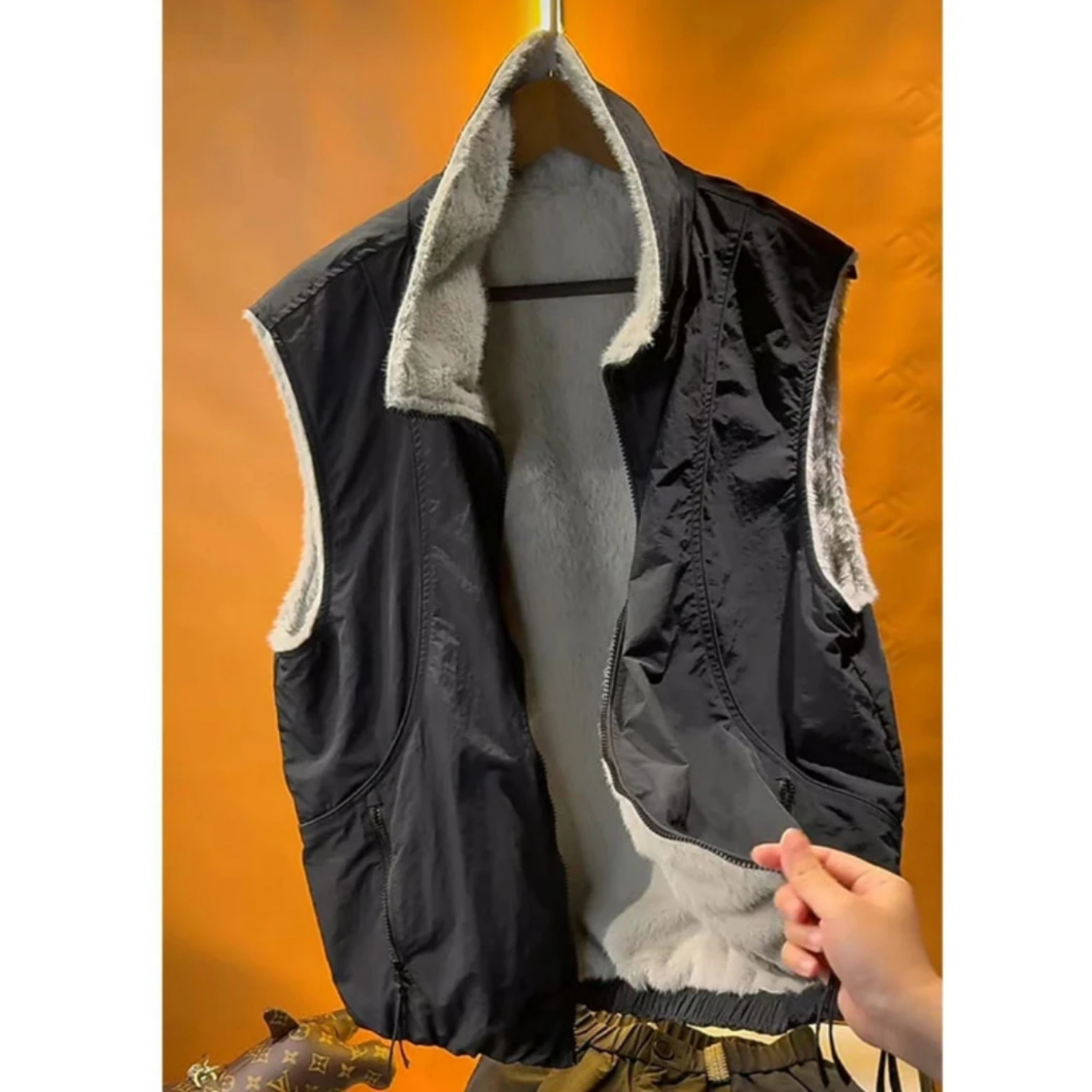 冬季上新老钱风座山雕马甲男