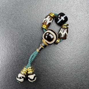 原矿一线药师双鬼眼三通龟背富甲天下腰珠可搭配6mm以内串串