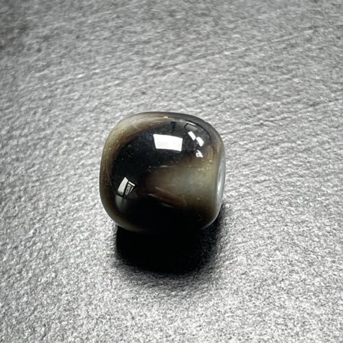 原矿藏式虎牙天珠老型11mm顶珠腰珠配珠文玩菩提配饰金刚星月百香