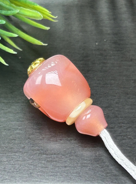 原矿粉糯玛瑙冰透满沙葫芦（福禄）三通尺寸10mm11mm12mm都有