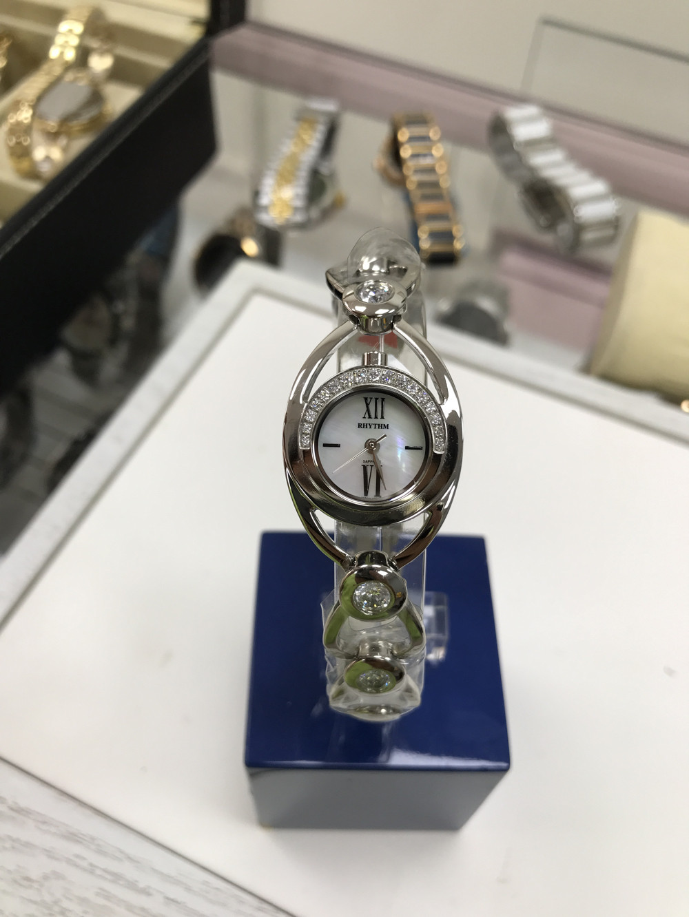 正品RHYTHM进口日本丽声手表 女装 尺寸:23mm 原装进口石英