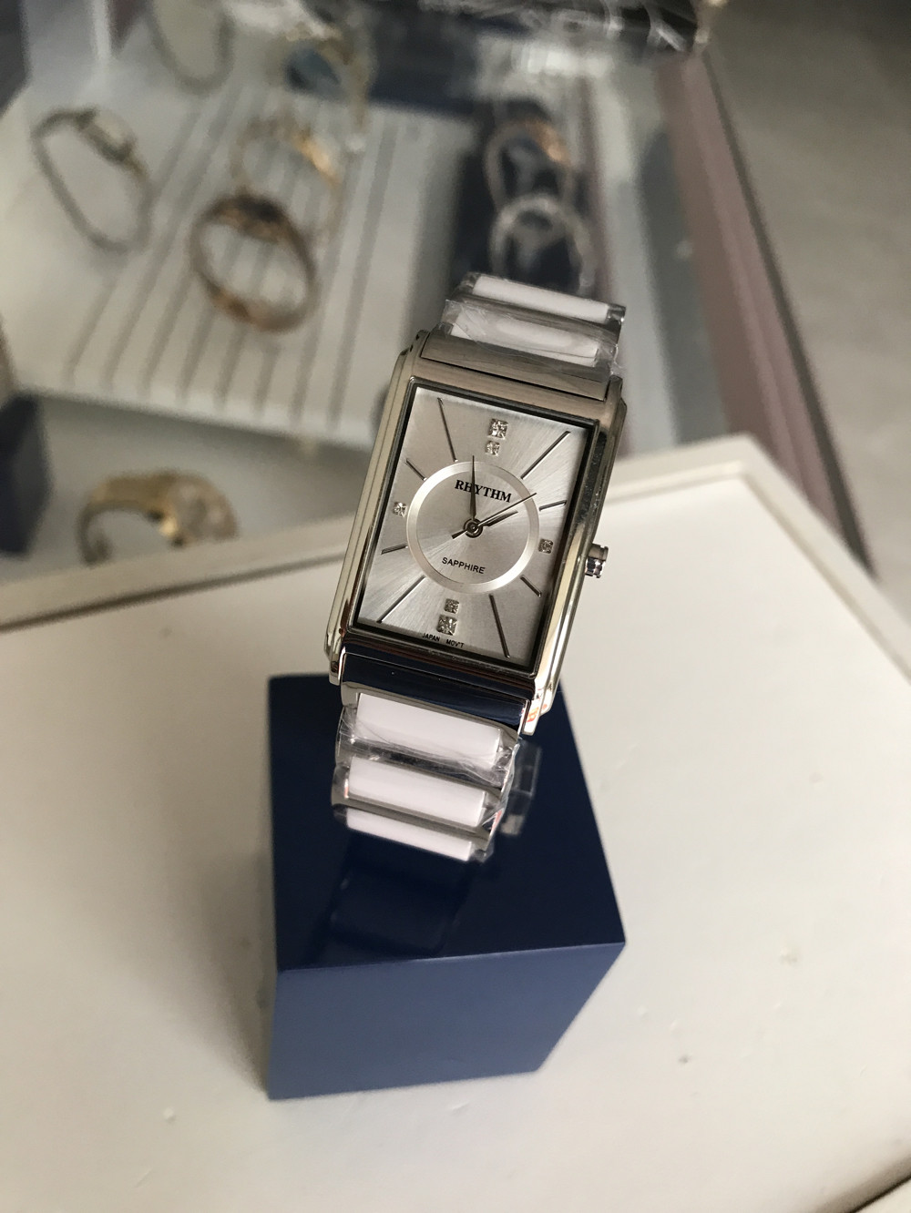 特价正品RHYTHM进口日本丽声手表 材质:陶瓷 女装 尺寸:40x27mm