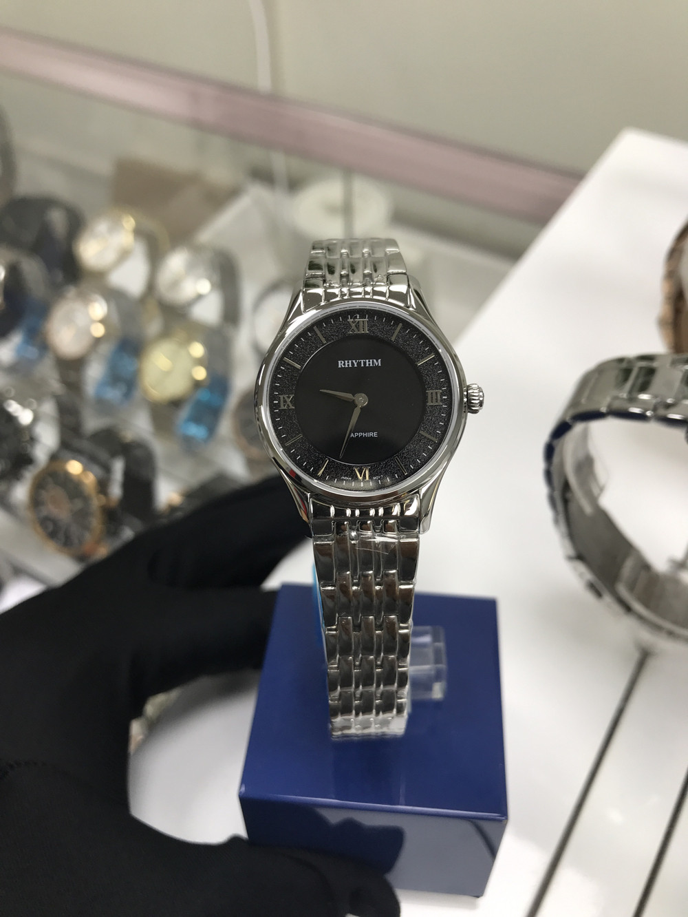 正品rhythm进口日本丽声手表 女装 尺寸:28mm 原装进口石英