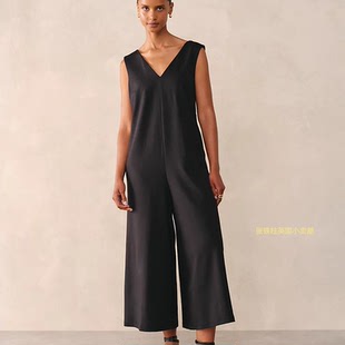 宽松简约休闲舒适通勤四季 The 女士连体裤 white company英国代购