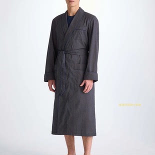 Rose英国代购 四季 进口男士 休闲薄款 纯棉睡衣睡袍奢华英式 Derek