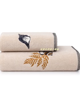 Olivier Desforges英国代购进口纯棉浴巾毛巾家用大人吸水轻奢