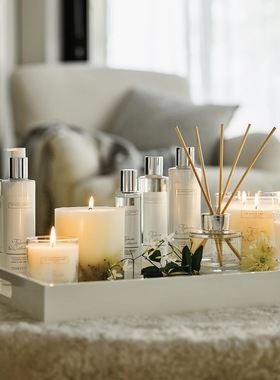 the white company英国代购藤条香薰蜡烛洗护花香Tuberose晚香玉