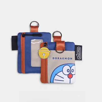 可爱卡通哆啦A梦卡包证件包多卡位挂件包便携收纳包多功能钥匙包