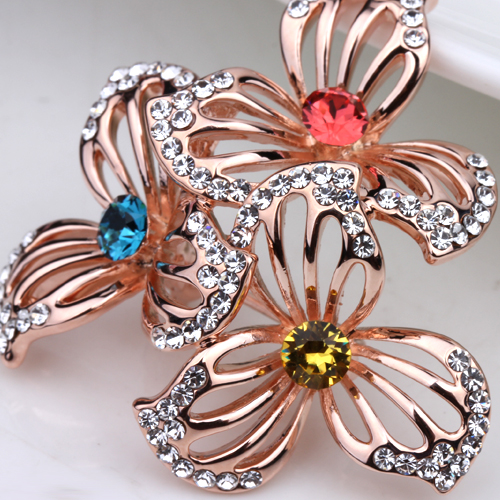 Broche femme YAMEGA  en Zircon diamant - Ref 1171841 Image 4