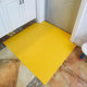 入户门成品防水防尘耐用免打理PVC光面地垫 黄色玄关垫纯色可定制