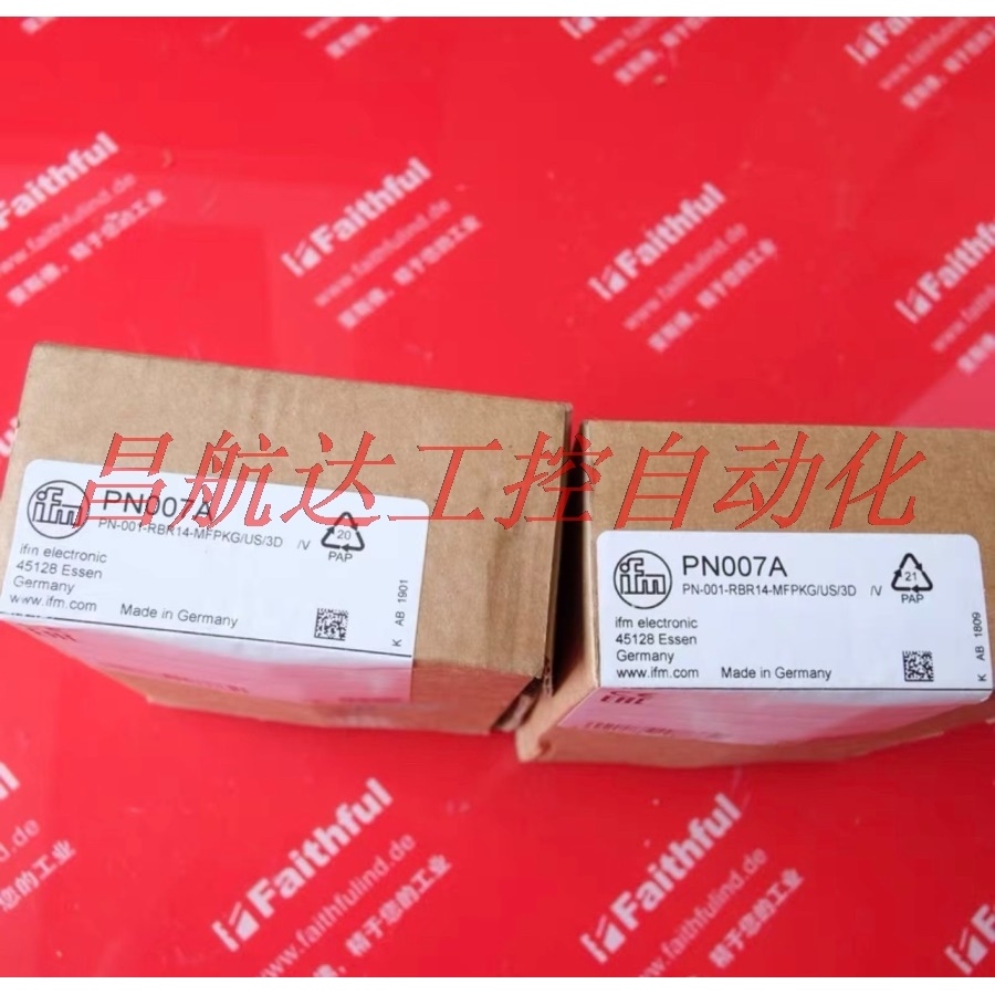 议价 IFM PN007A易福门全新压力传感器 PN-001-R BR14-MFPKG/US/