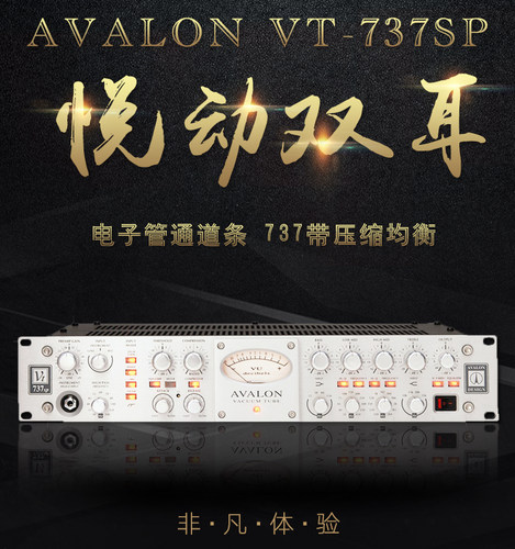 艾威龙 Avalon VT-737SP 国行带压缩均衡电子管话放麦克风放大器