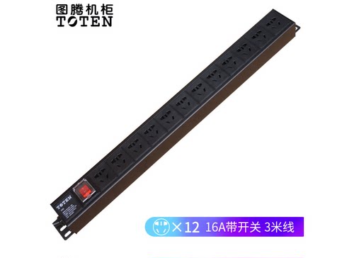 图腾机柜专用PDU12位图腾