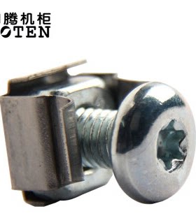 图腾（TOTEN） 图腾机柜六角梅花/内六角螺丝 M6方螺母螺钉 含丝和母 M6螺丝白色