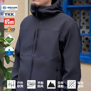 伽马MX加绒连帽外套gama jacket冲锋衣防风保暖秋冬户外压胶夹克