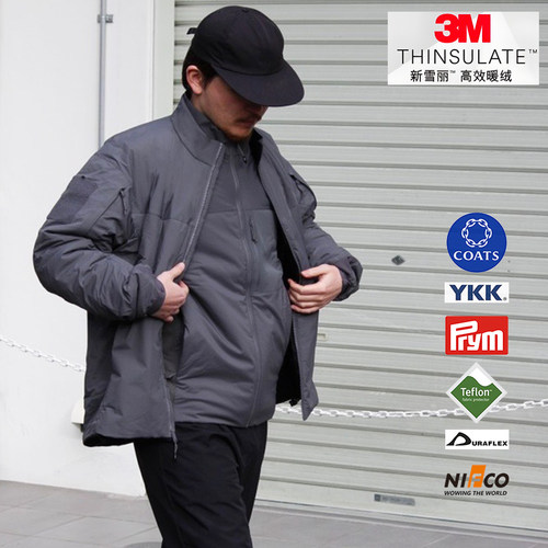 LEAF COLD WX GEN2军鸟3M棉服立领棉衣秋冬户外防风防水保暖夹克