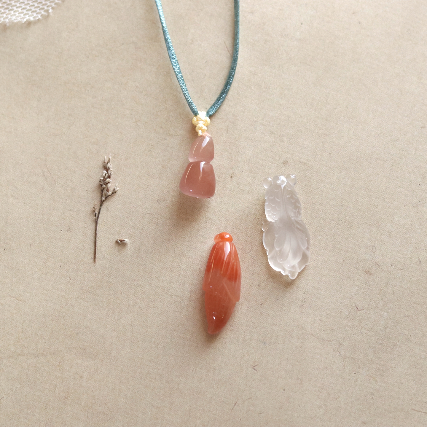 皆得所愿-南红玛瑙吊坠