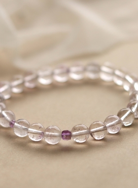 温柔，且有力量-紫发晶手串