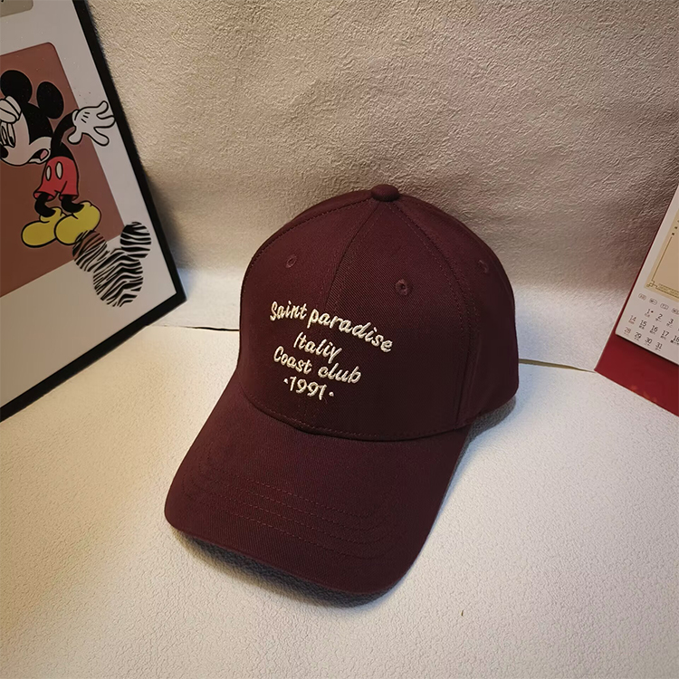 出游棒球帽女字母硬顶宽沿秋冬