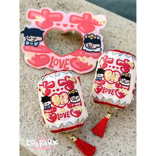 手作小灯笼冰箱贴结婚礼物情侣