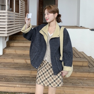 小个子双面羊绒大衣女2025秋冬新款韩系高级感百搭羊毛大衣短外套图片