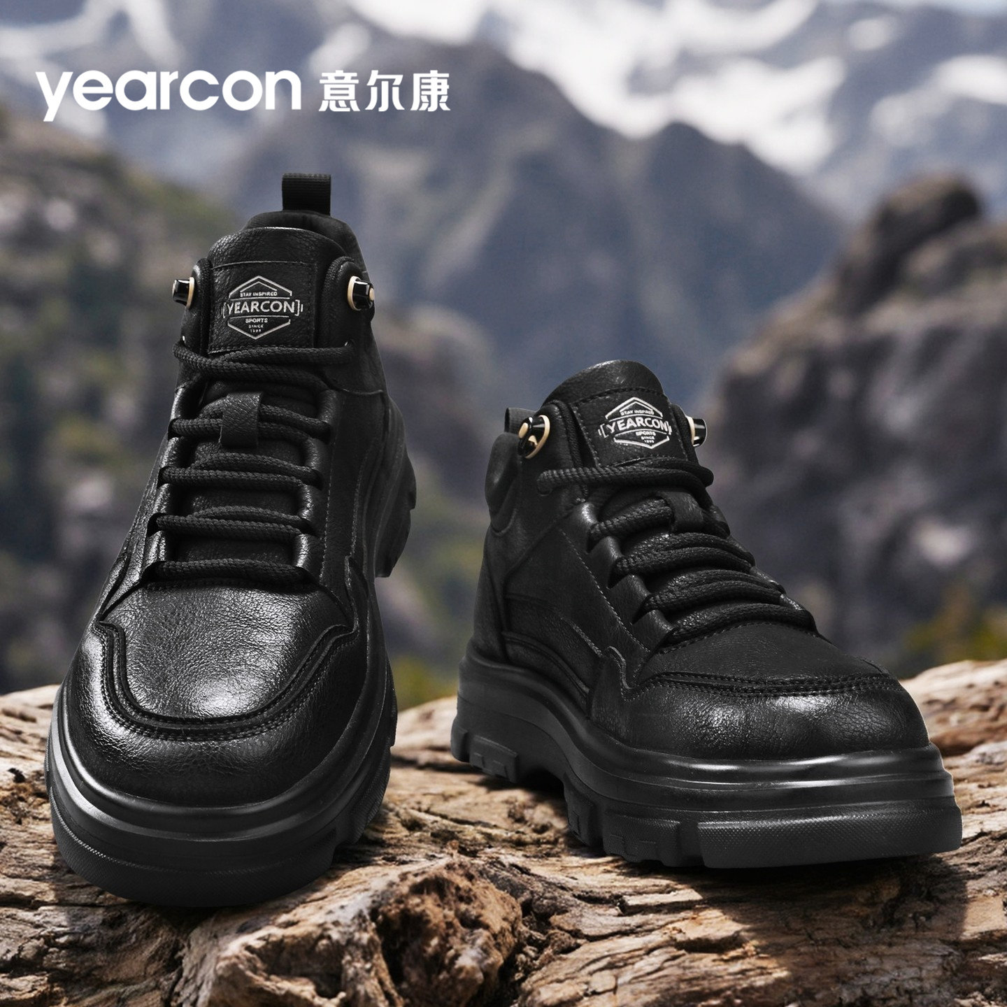 意尔康男鞋2026新款春秋季户外休闲高帮工装靴子耐磨马丁靴男板鞋,运动鞋new,板鞋,淘宝优惠券,粉丝福利购,淘宝优惠卷
