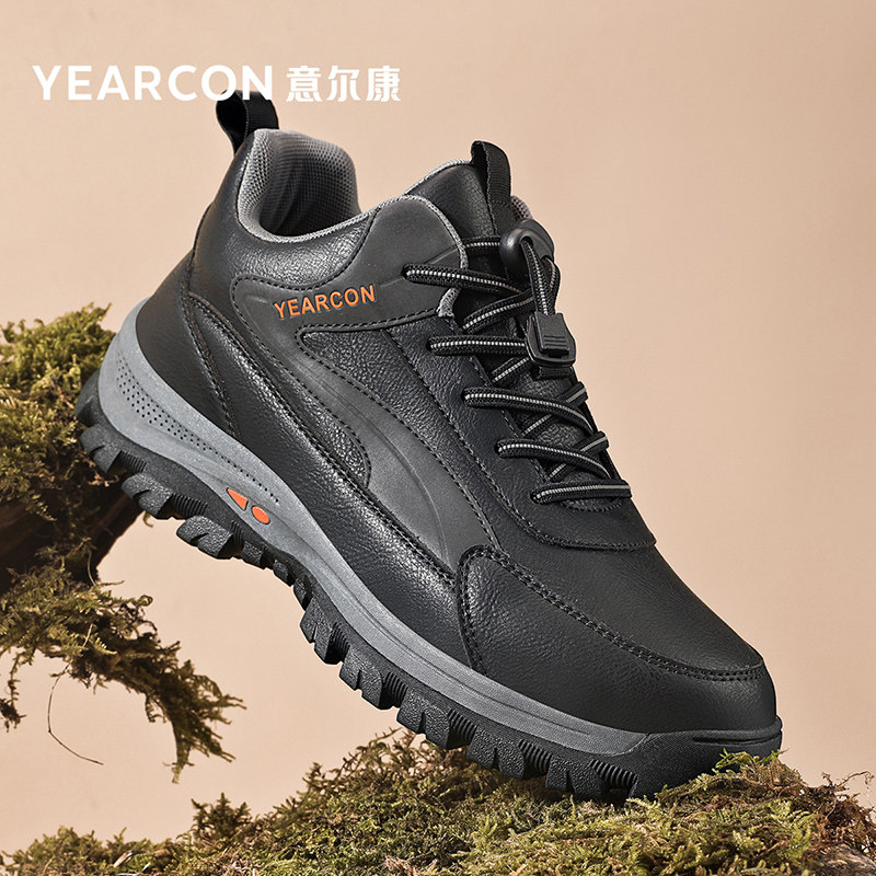 意尔康老人鞋男2026春夏秋季爸爸鞋中老年舒适防滑妈妈旅游健步鞋