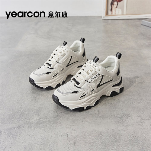意尔康官方旗舰店增高百搭老爹鞋