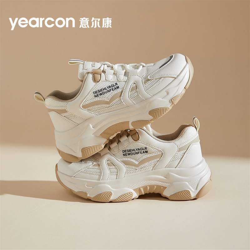 意尔康女鞋官方旗舰店百搭老爹鞋