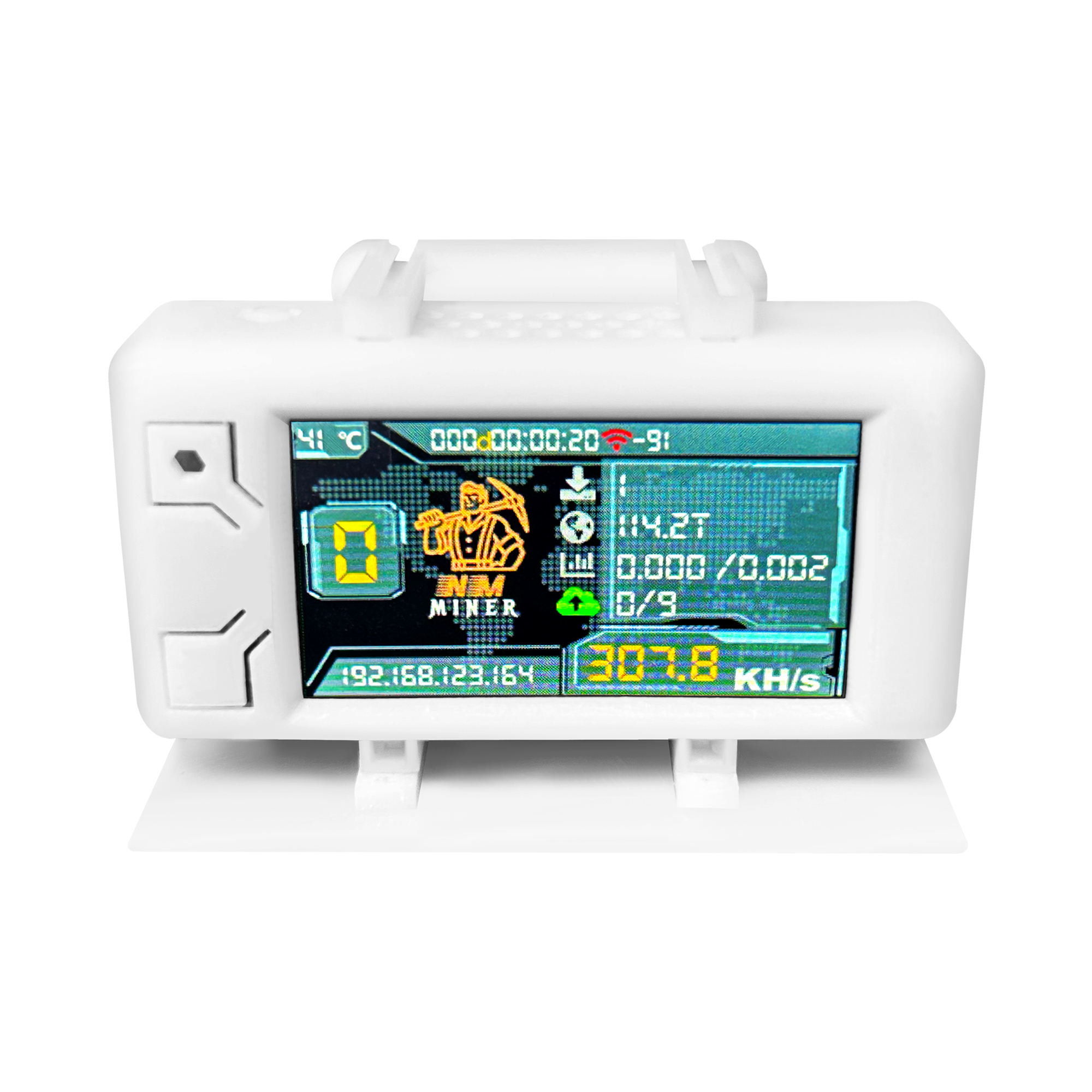 1.9寸T彩色屏幕 ESP32-R8模块SX1262芯片 WiFi nerd miner