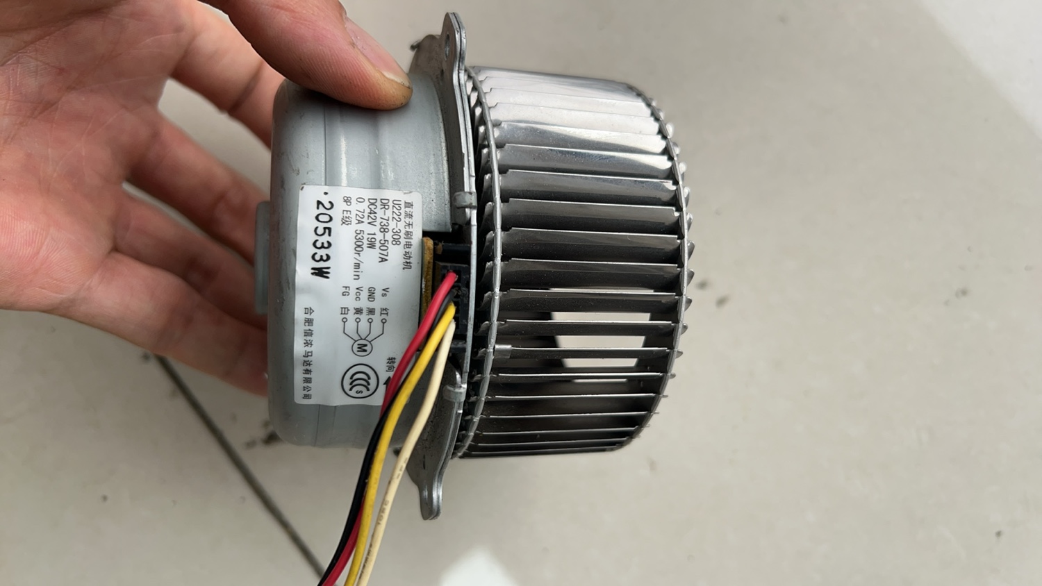 林内热水器风机，林内热水器马达，U222-308/DR-738-507A