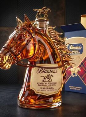 Blanton's Premium Horse Head Whiskey Bottle马头威士忌瓶酒瓶