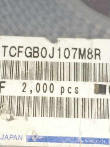 TCFGB0J107M8R 1411  B型 100UF  6.3V  罗姆原装 一个直拍