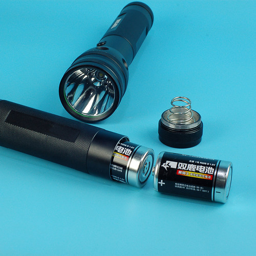 安保巡逻铝合金手电筒1号电池3档