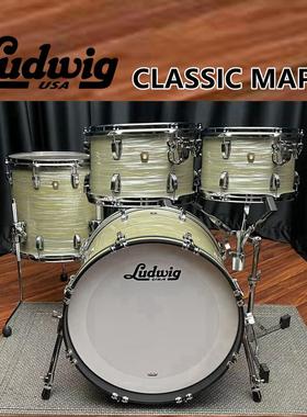 美产ludwig架子鼓爵士鼓 classic maple 北美枫木 四鼓配置
