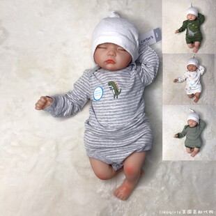 现货美国carters卡特春秋季婴幼儿连体衣男宝恐龙长袖打底衫0-24M