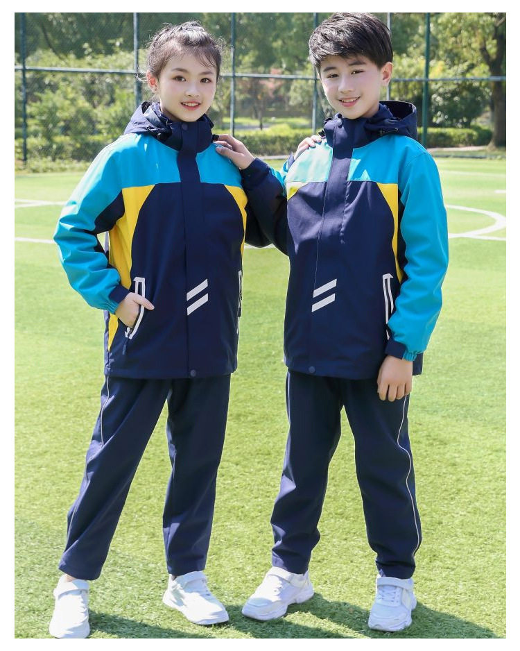 户外三合一保暖中小学生儿童新款冲锋衣可拆卸两件套舒适透气保暖