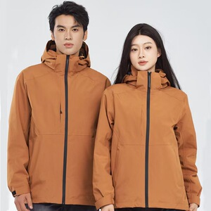 秋冬加厚冲锋衣三合一男女款冬防风防水户外保暖两件套工作服外套